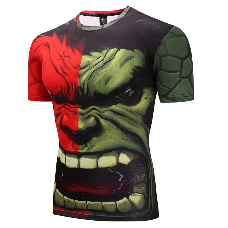 Мужская футболка 3d Hulk l
