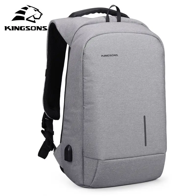 

Kingsons Anti-Theft 15.6 inch USB Charging Backapcks School Backpack Bag Laptop Computer Bags Men's Women's Travel Bags