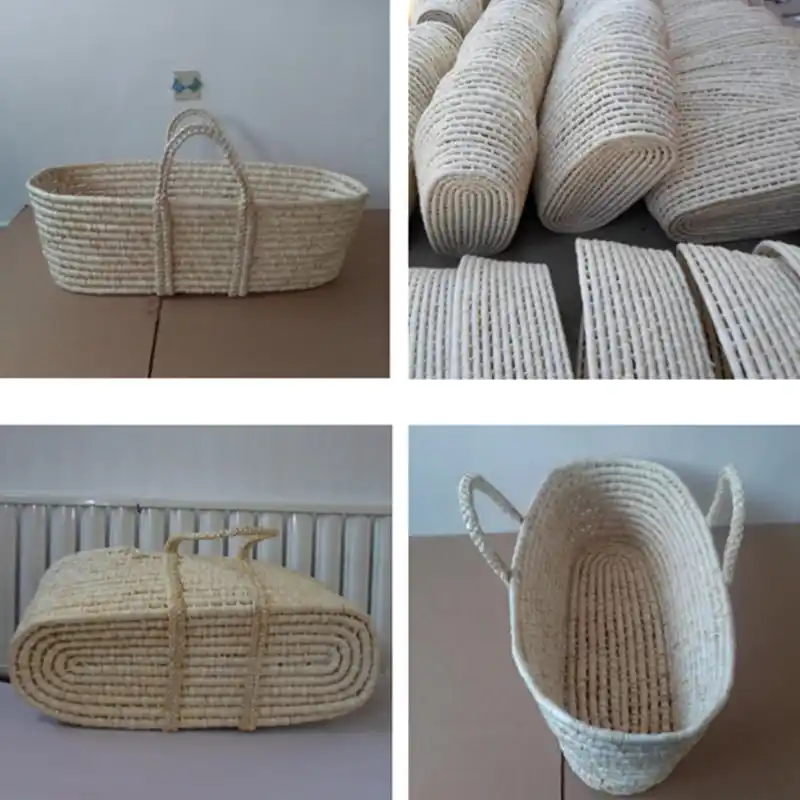 laundry basket as bassinet