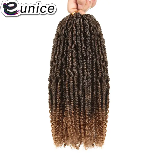 Online Shop Eunice 14 Bomb Braids Kinky Twist Ombre Crochet Hair