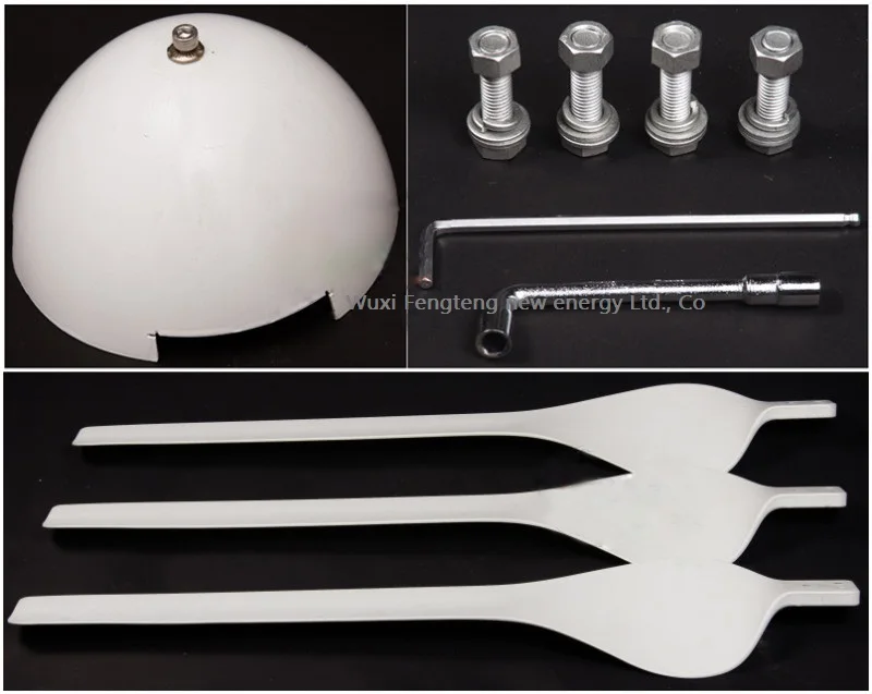 

400w 12v horizontal wind generator casting shell nose cone wind turbine