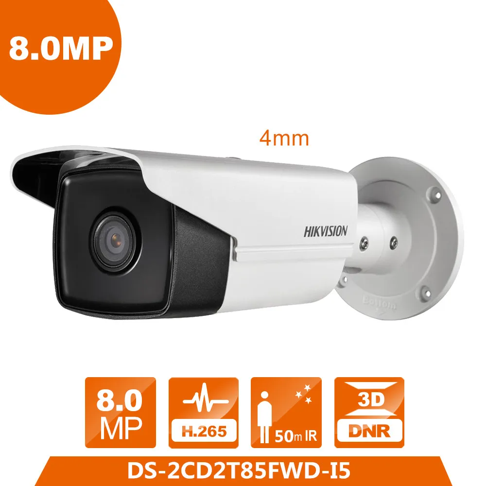 

Hikvision DS-2CD2T85FWD-I5 Bullect Camera 8MP POE Monitor Camera With 50m IR Range Upgrade Version of DS-2CD2T42FWD-I5