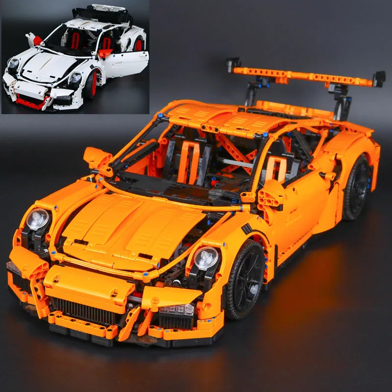 

IN STOCK XYTMC 20001 20001B 2704 Pcs technic series Race Car LEPIN Model Building Kits Blocks Bricks 42056 Boys Gift Toys