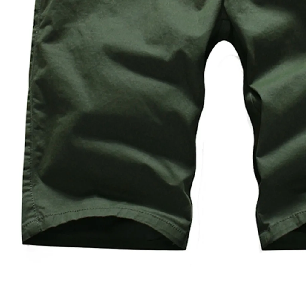 Для мужчин с карманами короткие штаны Повседневное однотонные Цвет Классический прямой крой джинсовые брюки штаны прямого кроя виды Цвет Шорты Calção Kurze шланг