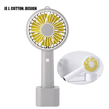 

3 Files Bottom Removable USB Fan for Home Personal Air Cooler Table Conditioning Handheld Fans with 1200mA Rechargeable Battery
