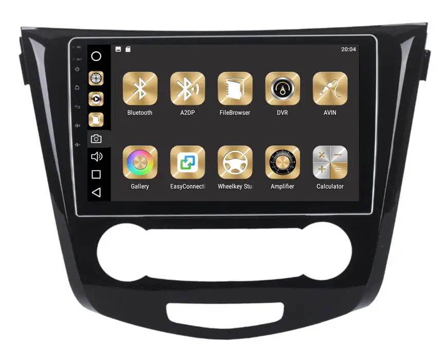 Top HDMI 64g 4G 10.2" Android 9.01 Car Audio for Nissan Qashqai 2014 2015 Headunit Stereo Video GPS Navi Multimedia Monitor Radio 4
