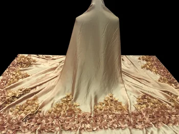 

2018 New Style French Net Lace Fabric 3D Flower African Tulle Mesh Lace Fabric High Quality African Lace Fabric ALC-ZJ112