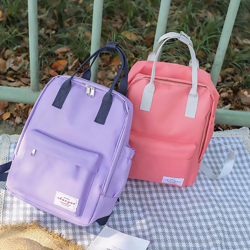 Verano de 2019 Mochila de Color Impacto de hombro bolsa de mujeres, cuero de ocio chica estudiante Mochila mujeres Mochila paquete Verano de 2019 Mochila de Color Impacto de hombro bolsa de mujeres, cuero de ocio chica estudiante Mochila mujeres Mochila paquete