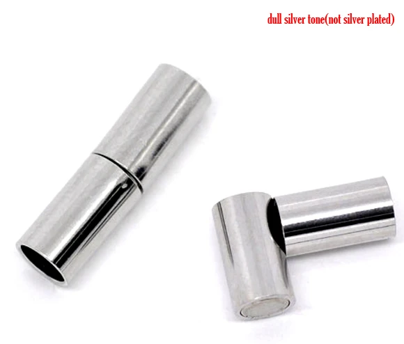 

DoreenBeads Silver Tone Barrel Magnetic Clasps 20x5mm,1 Set
