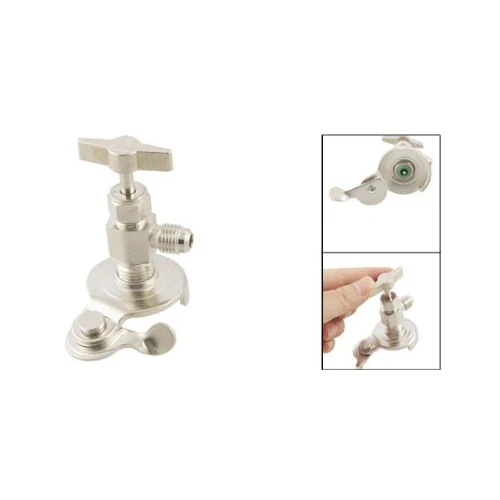 Threaded Can Tap Valve Bottle Opener for R134a/R12 Refrigerantin