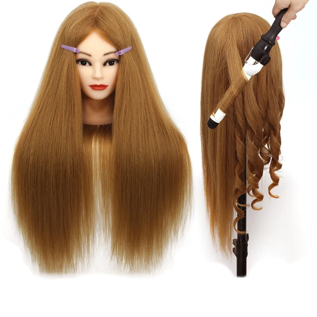 WTB 18 inches Hair With Natural Learning Dummy For Hairstyles Mannequin