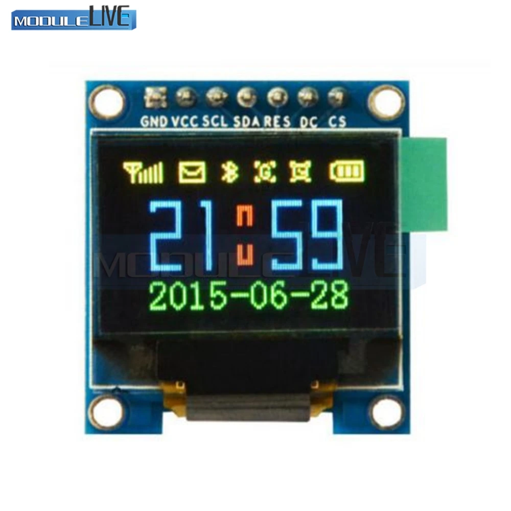 0,95 дюймов 0,9" SPI полный цветной oled-дисплей DIY модуль 96x64 lcd для Arduino SSD1306 Драйвер IC Высокое качество