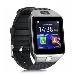 Умные часы с слотом для sim-карты Push Message Bluetooth подключение телефона Android лучше, чем DZ09 Smartwatch мужские часы