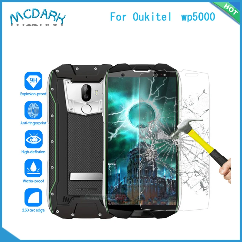 Mcdark 5 7 ''для Oukitel wp5000 Защитная пленка для переднего стекла Замена Простая