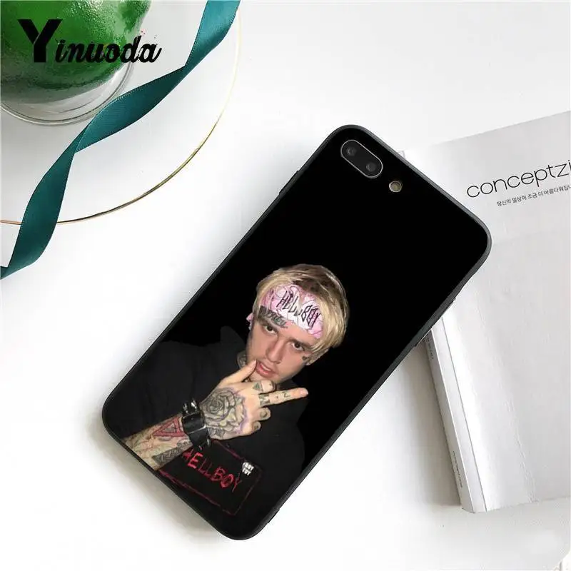 Yinuoda Lil Peep Lil Bo Peep Мягкий силиконовый чехол для телефона из ТПУ для iPhone 8 7 6 6S 6Plus X XS MAX 5 5S SE XR 10 11 11pro 11promax - Цвет: A10