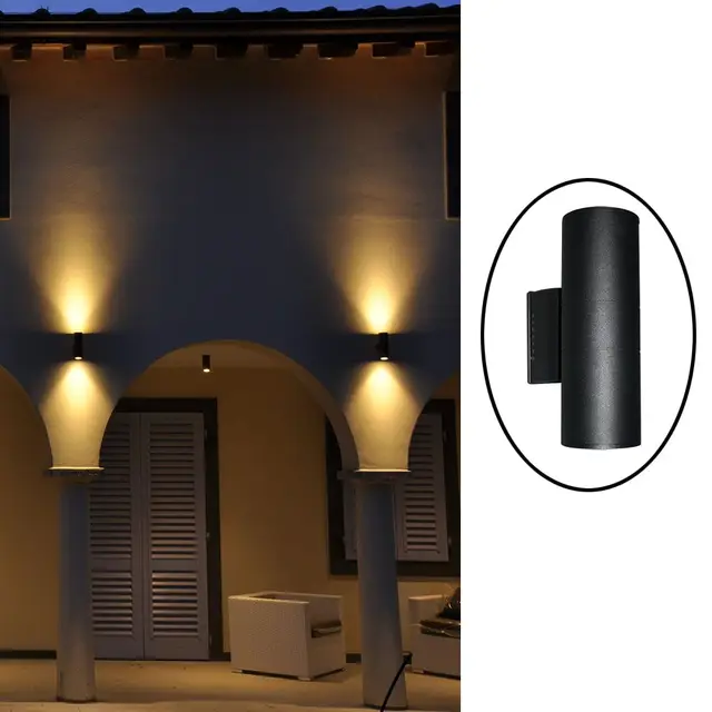 Up Down Contemporary Outdoor Wall Lamp Bridgelux 6w 10w 14w 20w 30w Up Down Contemporary Outdoor Wall Lamp Bridgelux 6w 10w 14w 20w 30w Cob Led Light