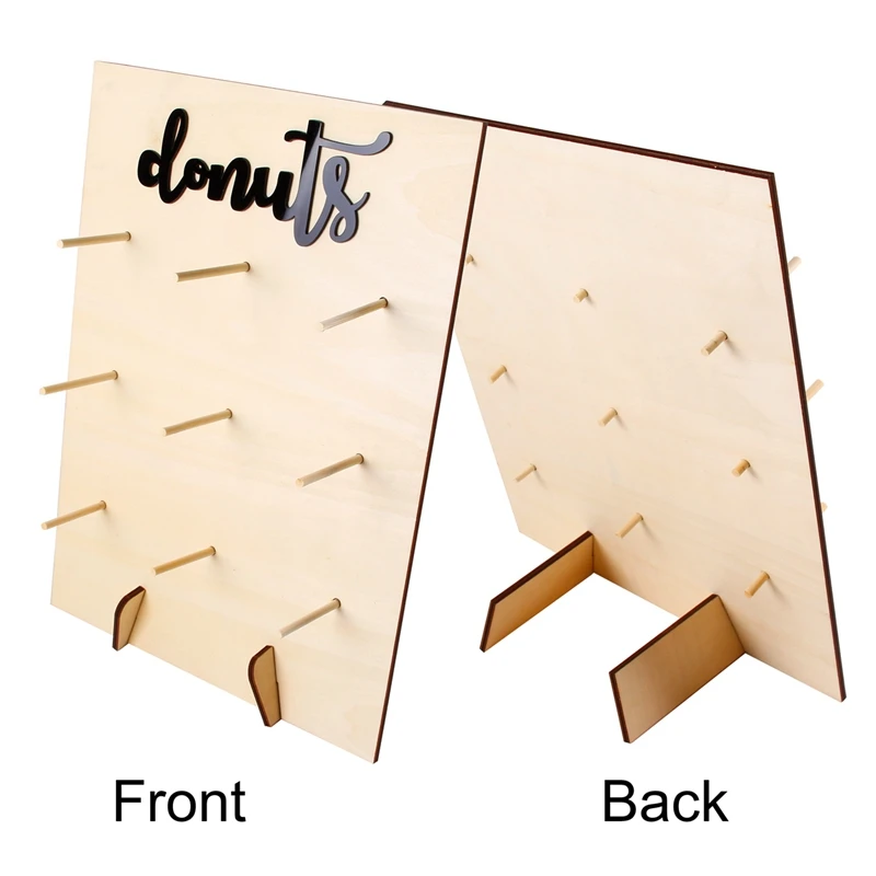 PATIMATE деревянный пончик подставки для свадебной вечеринки для украшения детского душа пончик держатель Подставка для десерта декор для вечеринки в честь Дня рождения поставки
