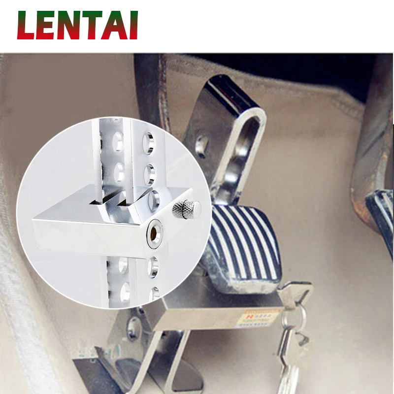 

LENTAI For Hyundai solaris i30 Mazda 6 cx-5 Abarth Acura 1Set Car Clutch Brake Lock Safety Lock Tool Stainless Anti-theft Device