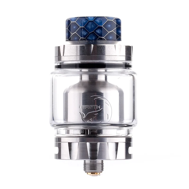 Новейший vape Танк Hellvape Rebirth RTA 25 мм диаметр 2 мл бак с 810 полимерным дриптипом для