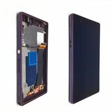 Черный для sony xperia Z экран L36h L36i C6606 C6603 C6602 C6601 C660X ЖК-дисплей дигитайзер сенсорный экран для xperia c6603 ЖК