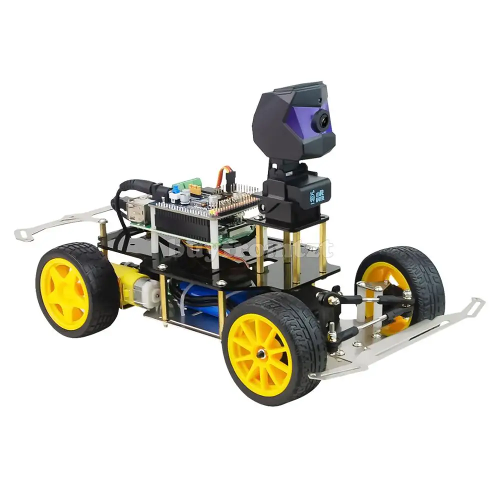 XR-F1 Ослик автомобиль умный робот автомобильный комплект AI самостоятельное вождение автомобиля Комплект w/720 P HD камера незавершенная