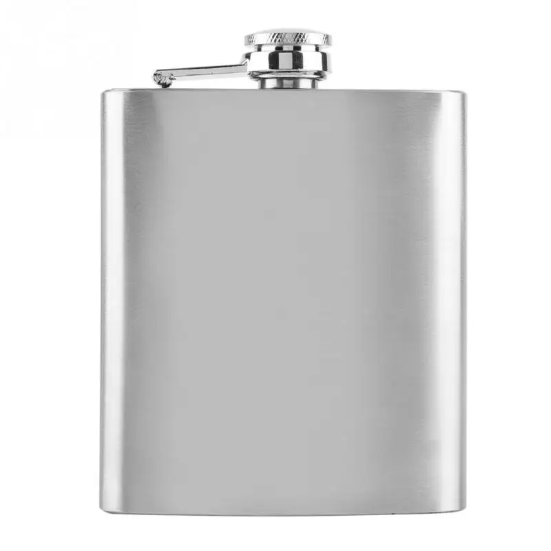7 oz Фляга из нержавеющей стали, карманная Бутылка для виски, ликера, вина, алкоголя - Цвет: 7 oz