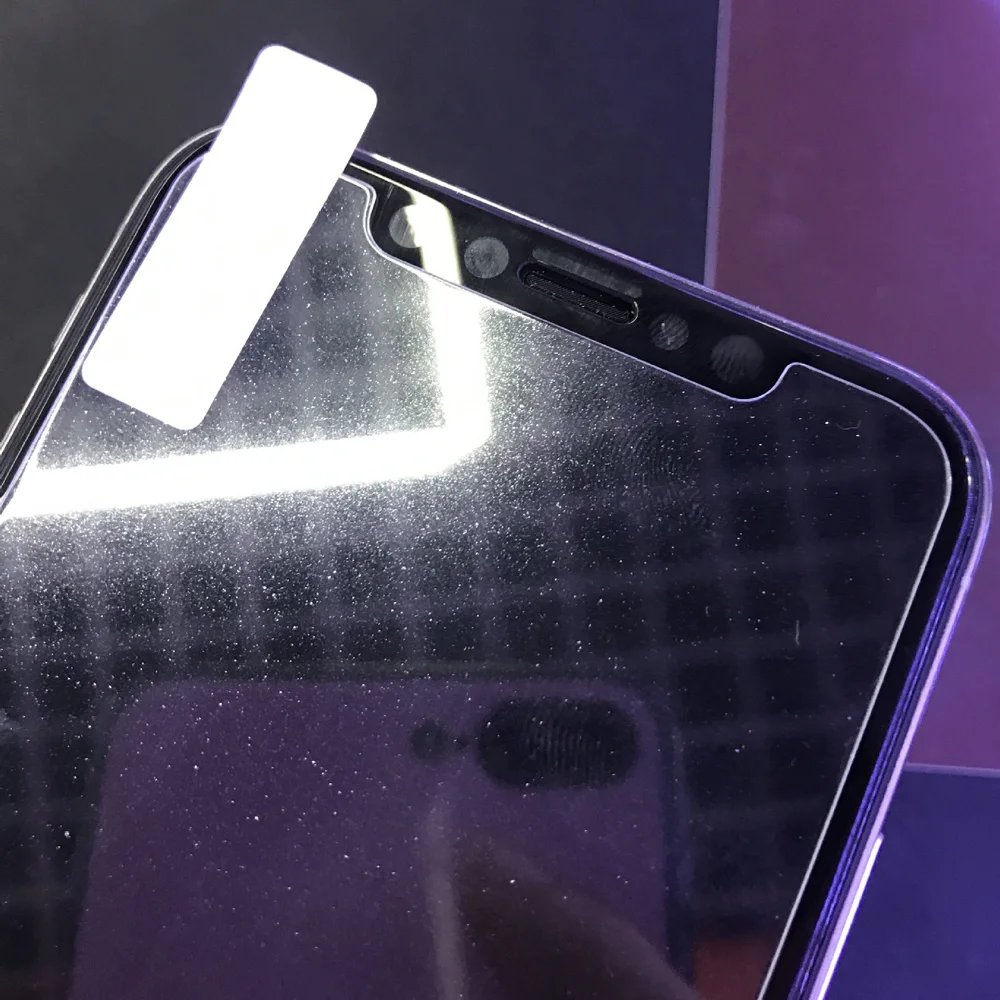 9H защитная пленка Алмазный блеск закаленное стекло для iPhone 11 Pro X XR XS Max защита