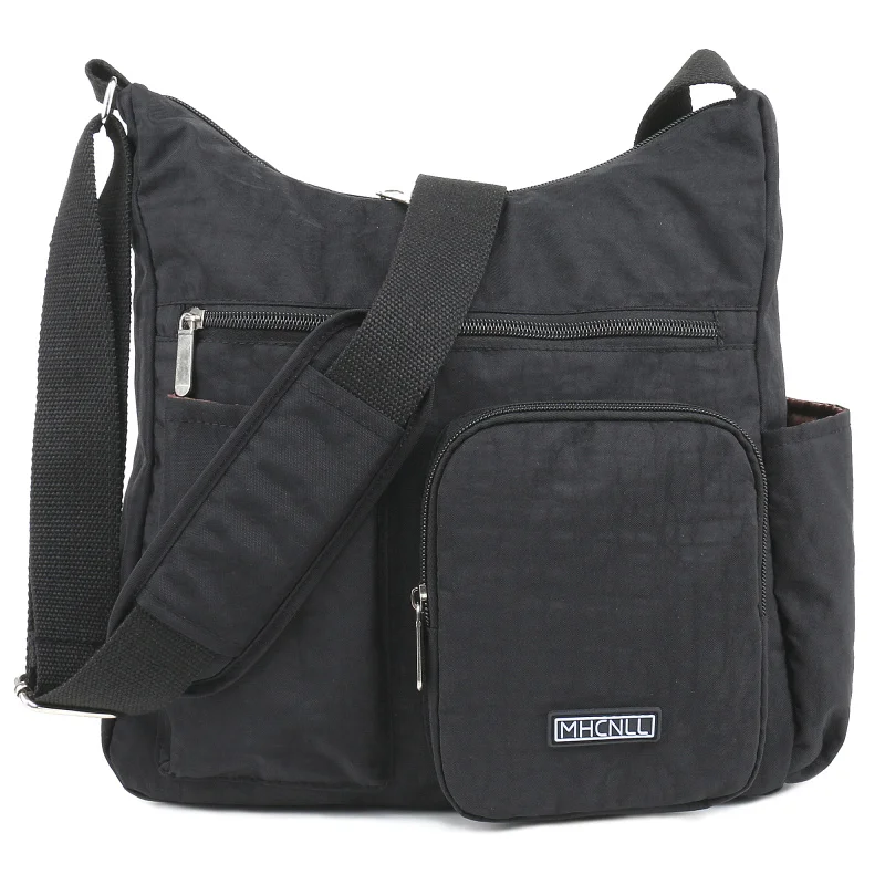 

New Fashion Big Women Messenger Bag Nylon Shoulder Bag Ladies Bolsa Feminina Waterproof Travel Bag Women's Crossbody Bag Black