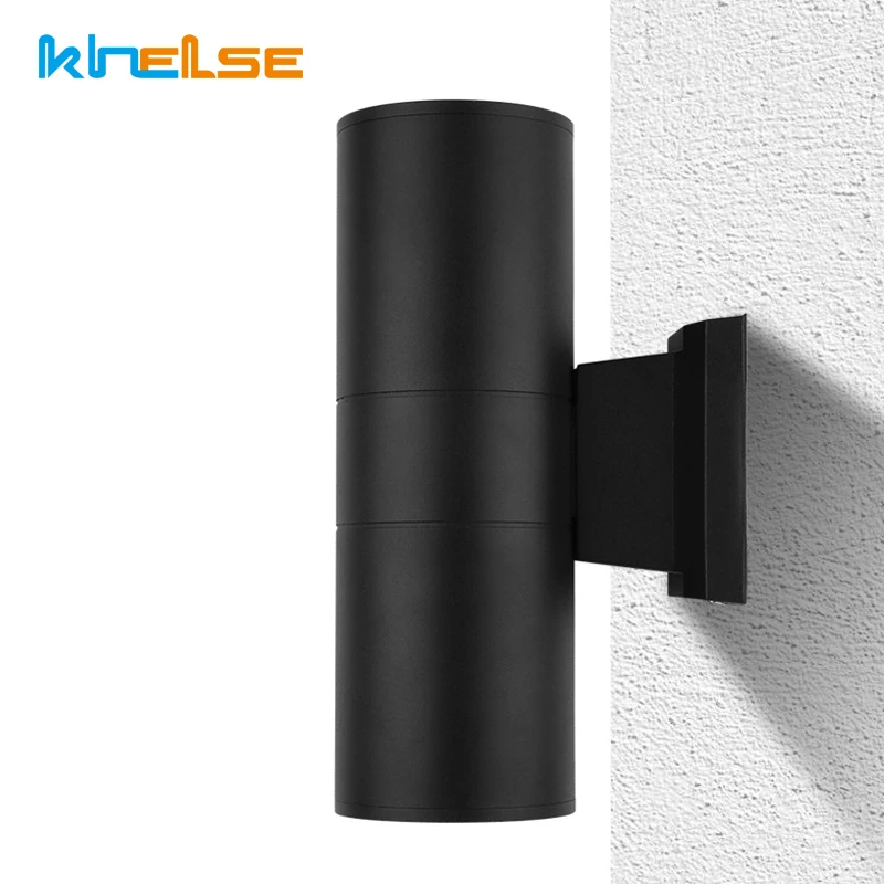 Modern Double Up Down Outdoor Cob Wall Light Cylinder Led Porch