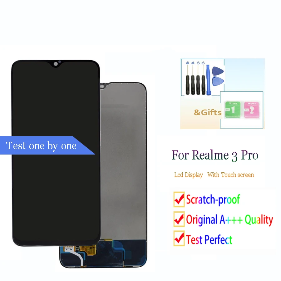 Дисплей 6 3 дюйма для Realme Pro /Realme 3pro дигитайзер сенсорного экрана в сборе запасные