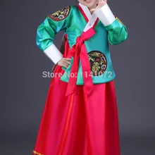 Детское платье в Корейском стиле; традиционный костюм для детей; Традиционное корейское платье для девочек; 4 цвета; школьная форма; танцевальный костюм; 16