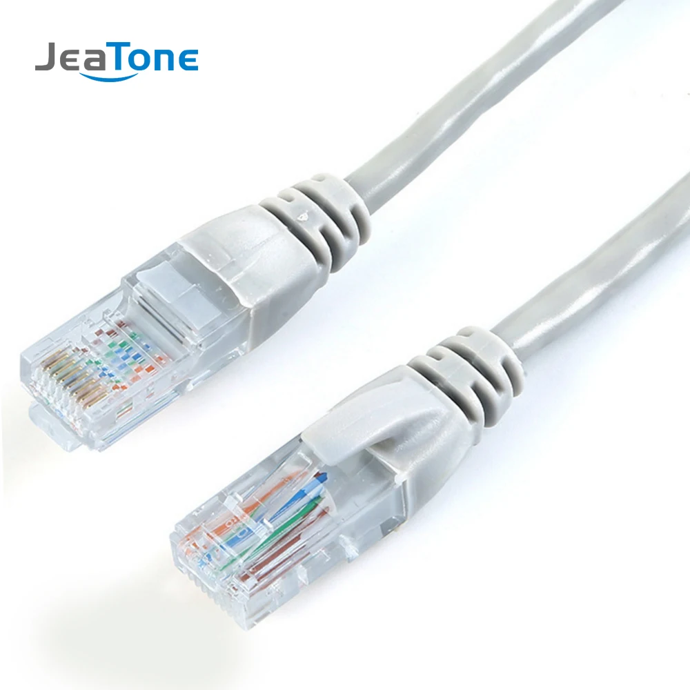 JeaTone CAT5 кабель 20 метров IP видеодомофон провод бесплатная доставка|Наборы для