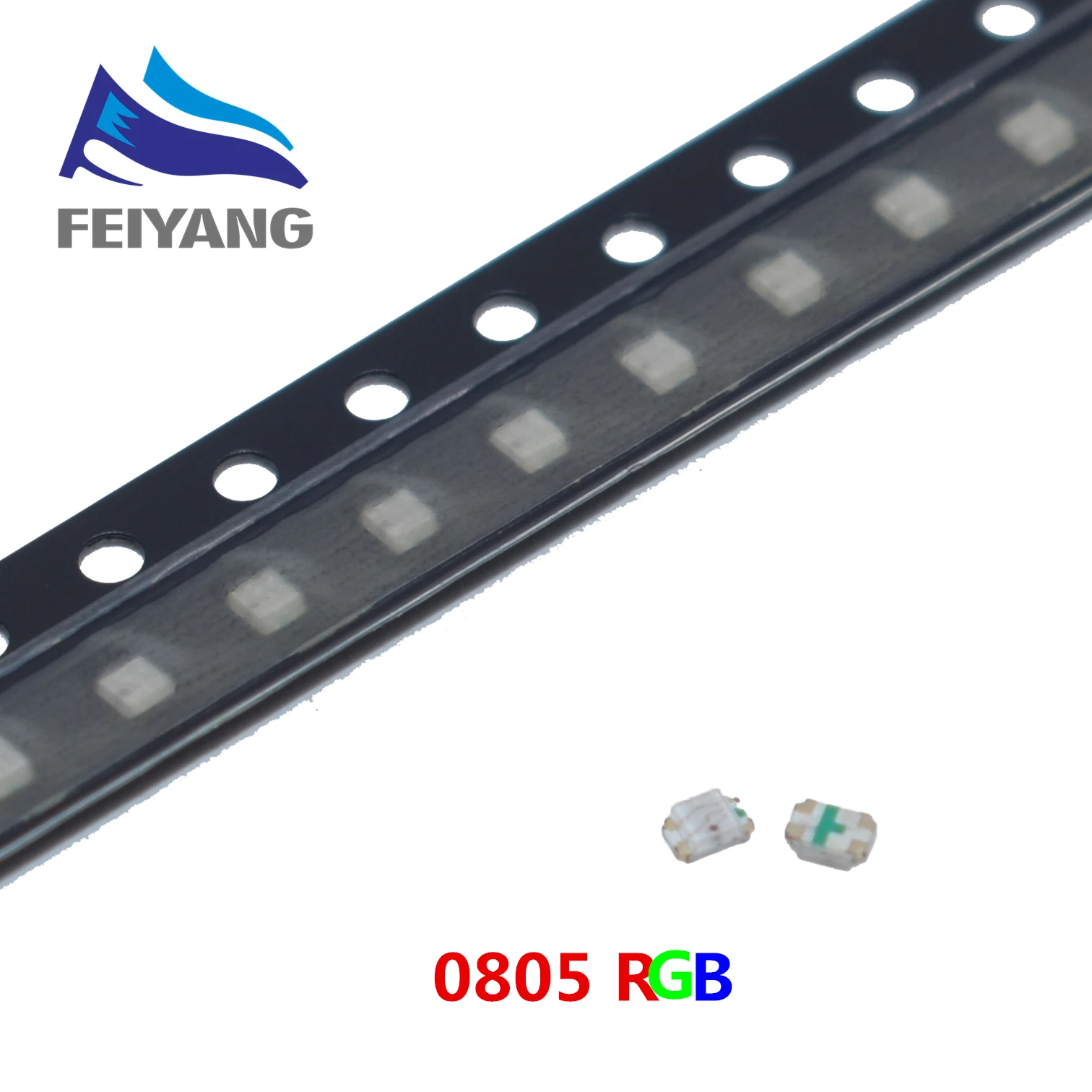 4000 шт. SMD 0805 (2012) RGB smd led светодиодный Диод 2 0*1 мм красный зеленый и синий чип