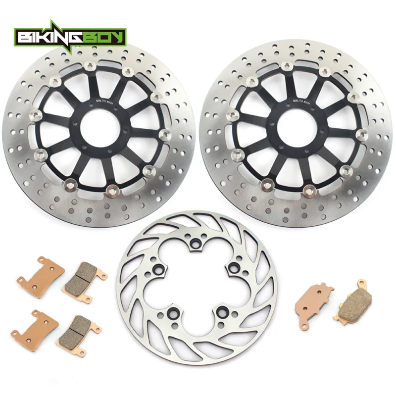 BIKINGBOY для HONDA CBR 600 F 99 00 CBR600F4 SuperSport 1999 2000 спереди и сзади тормозные диски роторов