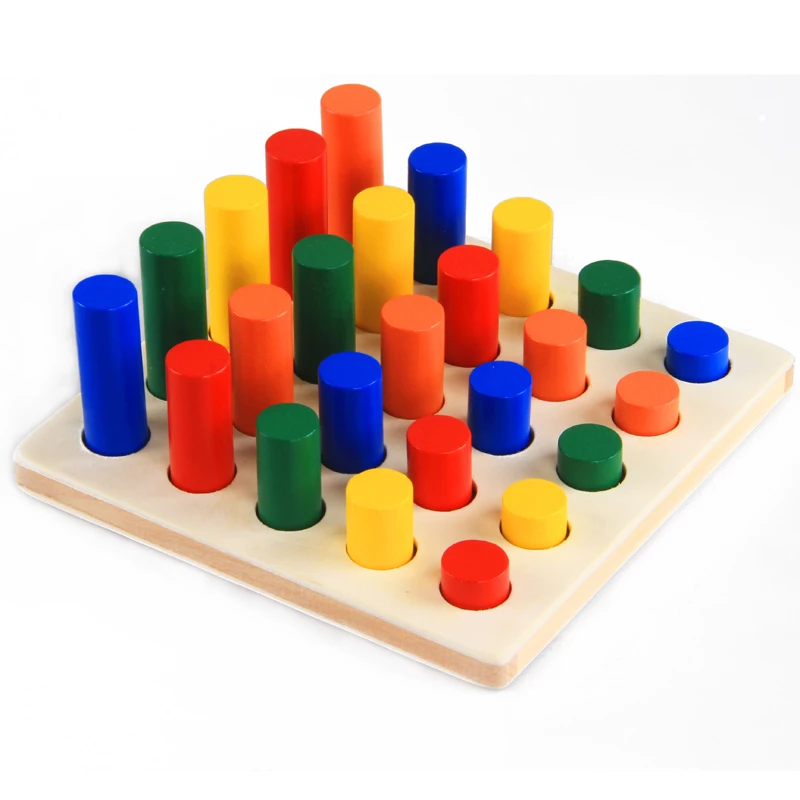  8 In 1Set Toddlers Montessori Materials Teaching Toy Geometric Shape Blocks Learning Sensory Toys W - 32864726872