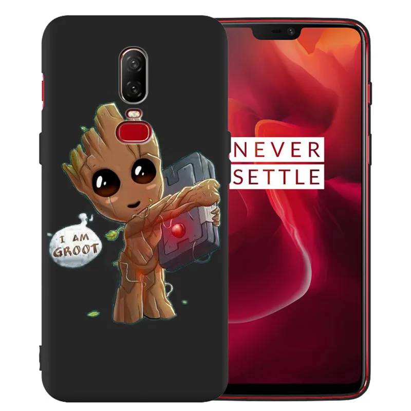 Роскошный крут Мстители Marvel для One plus 5 5T 7 Pro Oneplus 6 6T чехол для телефона задняя крышка Funda Coque Etui capinha мультфильм мягкий - Цвет: H1616