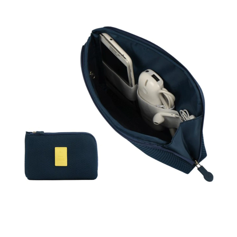 Korea travel business digital receive bag multi-function chargers make-up bag portable power supply cable finishing