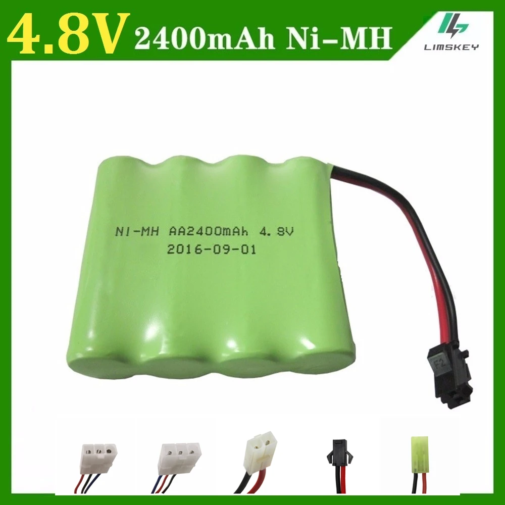 4,8 V 2400mAh пульт дистанционного управления игрушка электрическое освещение средства безопасности 4* AA Ni-MH батареи для радиоуправляемых игрушек группа