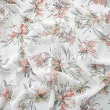 Этнический стиль шифоновая ткань для одежды для летнего платья, юбка, занавеска, Войлок лоскутное шитье DIY ширина 145 см по метру