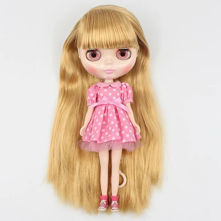 

ICY Nude Factory Blyth Doll Serires No.BL0736 Light goldenhair with bangs Suitable For DIY Change Toy Neo 1/6 BJD