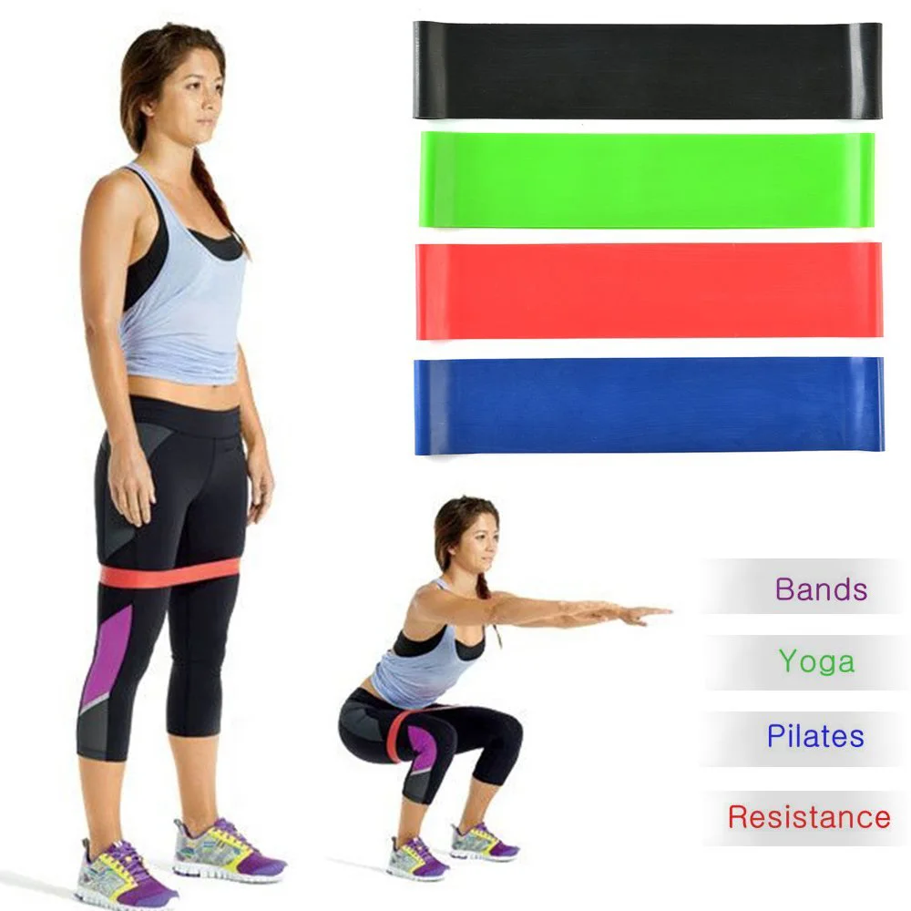 Exercise Resistance Loop Bands Fitness Stretch Elastic Power Weight