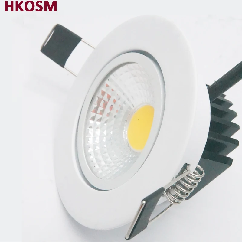 

Recessed LED Dimmable Downlight 6W 9W 12W COB LED Spot light LED decoration Ceiling Lamp AC 110V 220V downlights