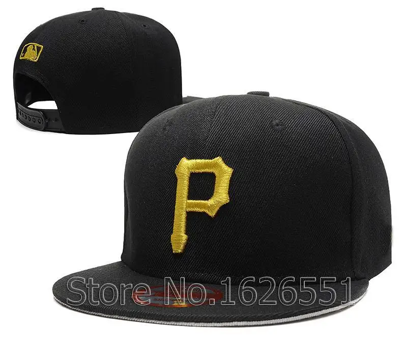Men's black sport team hat Pittsburgh 