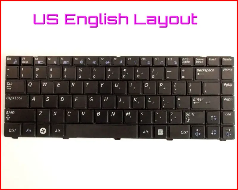  New Keyboard US English Version for Samsung NP-R440 P467 P428 P430 P469 R478 RV408 RV410 NP-R439 La