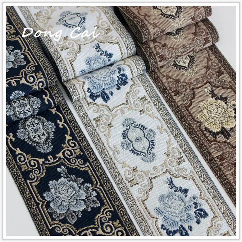 10 ярда в ширину 9 см китайский стиль жаккардовая тесьма домашний текстиль швейная штора ручной работы диван Скатерть украшения кружева