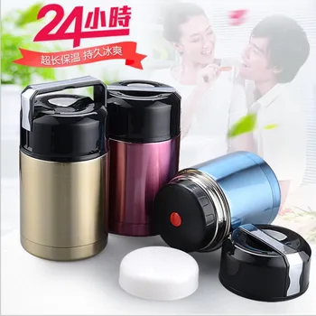 

Hot Cold Food Thermos 800ml /1000ML Stainless Steel Vacuum Thermos Lunch box portable Kids meal box Food thermos Soup container