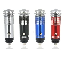 Newest Mini Car Air Purifier 12V Portable Auto Car Fresh Air Ionic Purifier Oxygen Bar Ozone Ionizer Cleaner