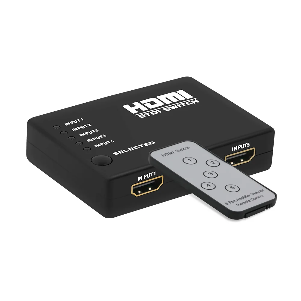 ИК переключатель 1080P HDMI адаптер 5 в 1 выход разделитель разъем 5X1 порт для XBOX 360 PS3