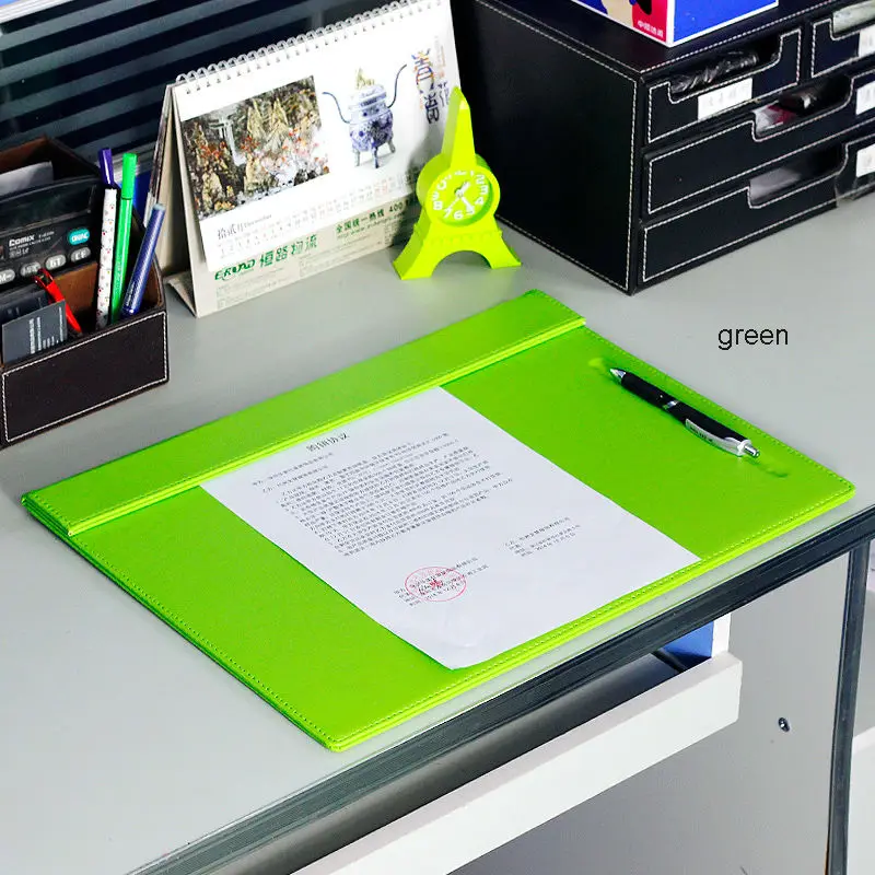 45x34cm new office PU leather A3 desk table writing mat file filing