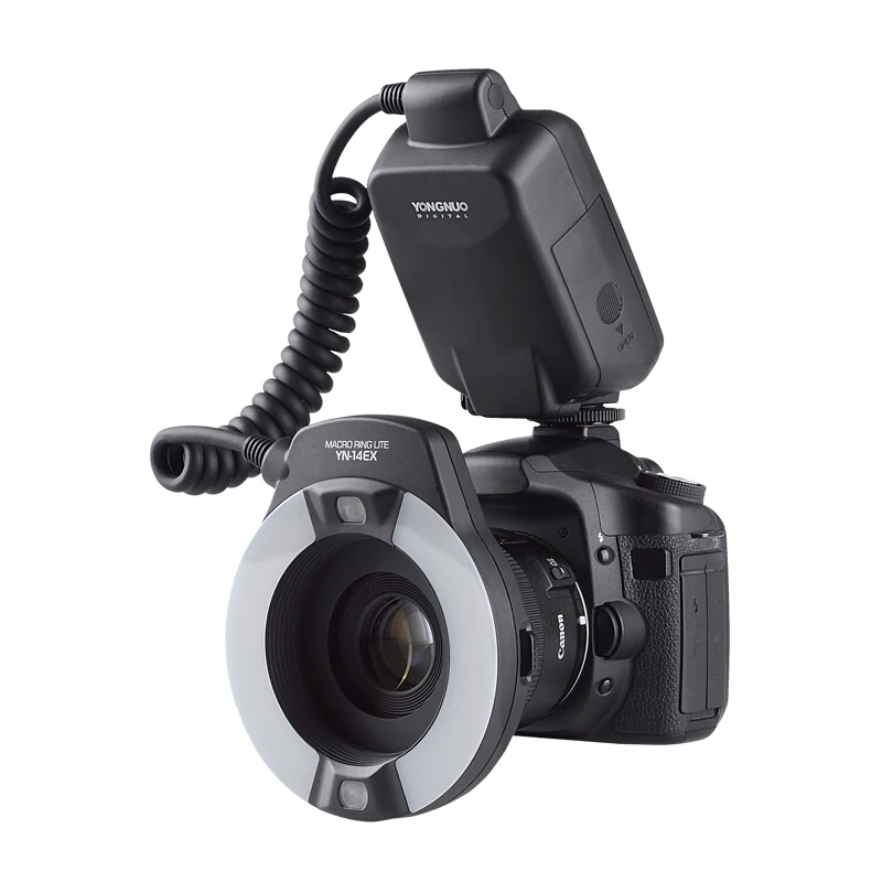 YongNuo YN 14EX Macro Ring Lite Speedlite ETTL вспышкой для Canon 5ds 5dsr 5D Mark III 7D 60D 70D 760D 750D 700D 650D 600D